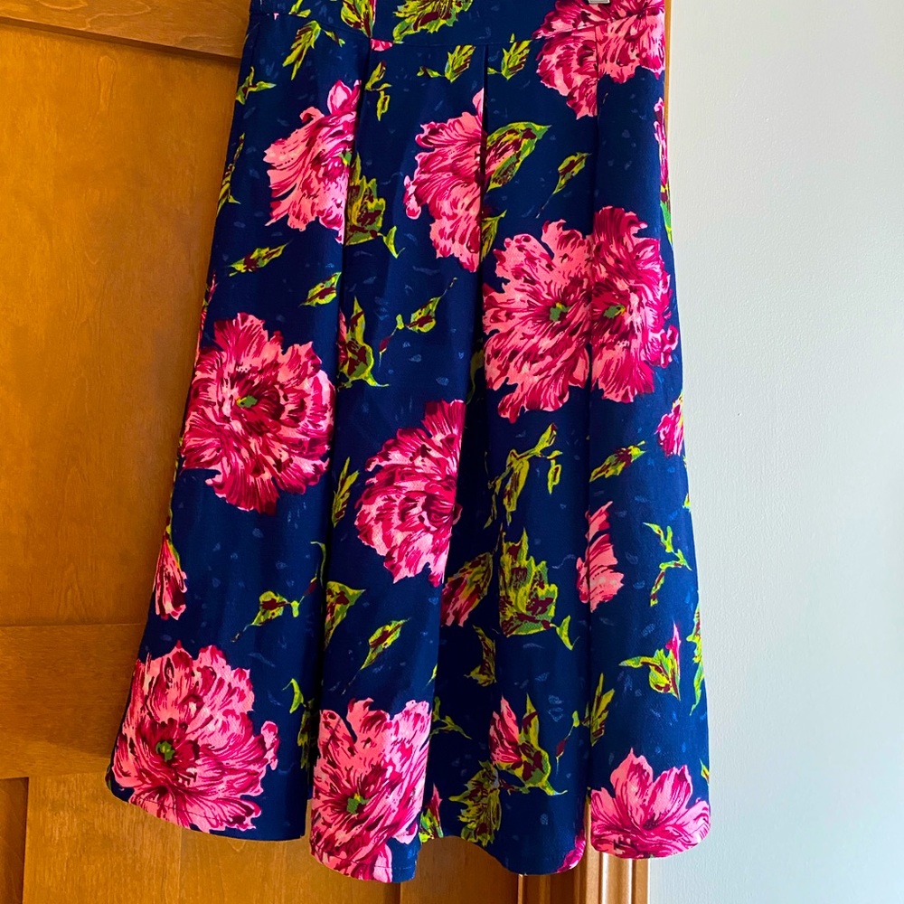Floral mid length dress